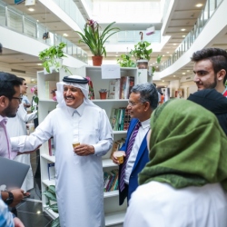 Dr.Mohammed visits the Bio booth